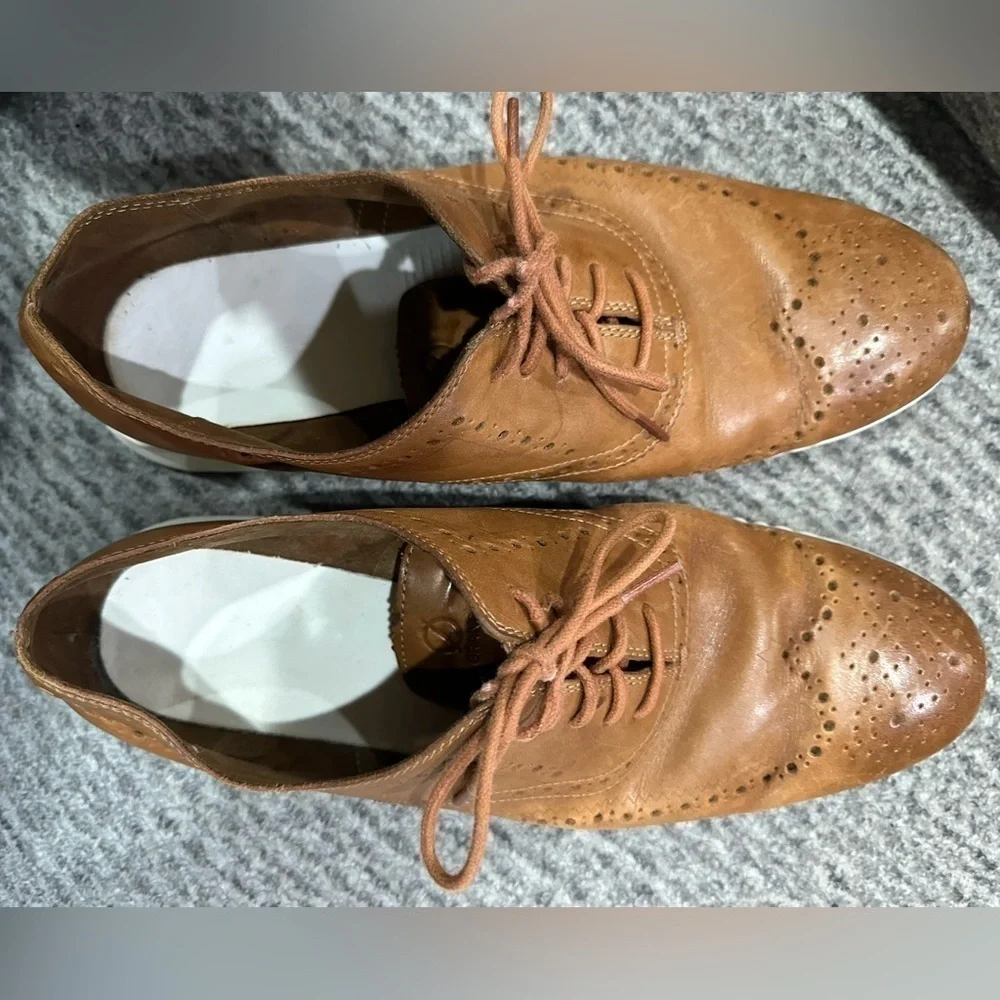 Cole Haan Zerogrand Wing Oxford British Tan Leather, size 13!